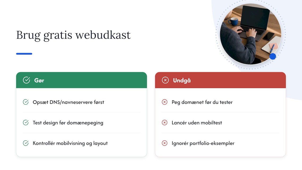 Sidao: hvordan gratis webudkast kan reducere risiko ved flytning eller redesign — overview diagram
