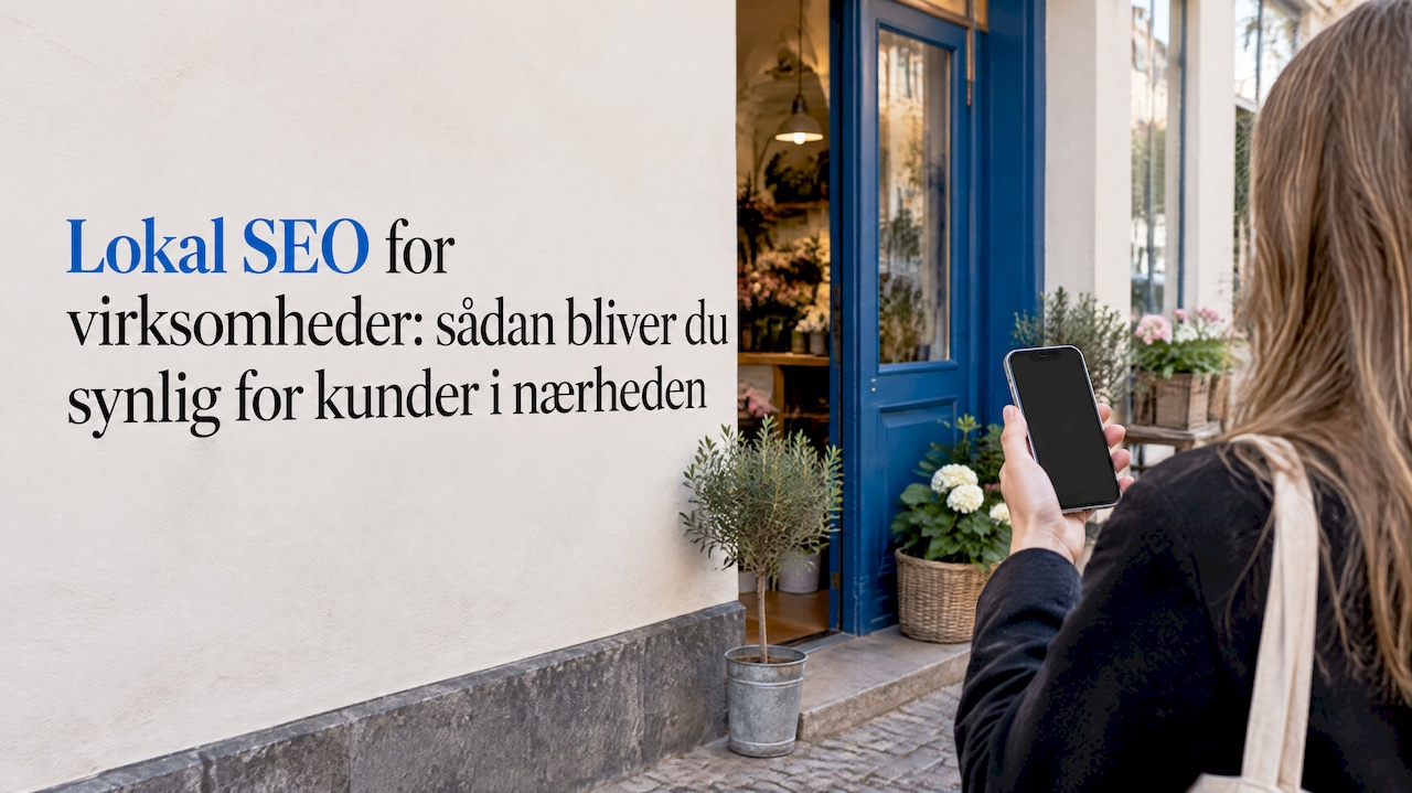 Lokal SEO for virksomheder: sådan bliver du synlig for kunder i nærheden