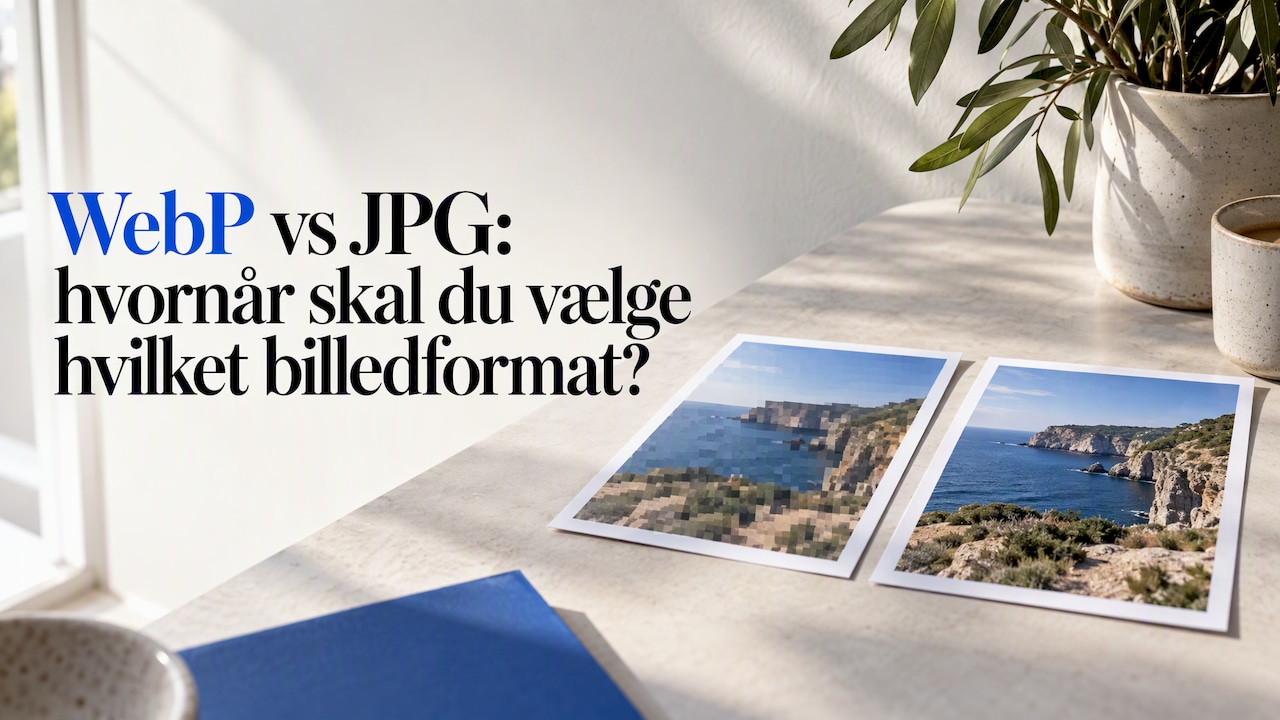WebP vs JPG: hvornår skal du vælge hvilket billedformat?