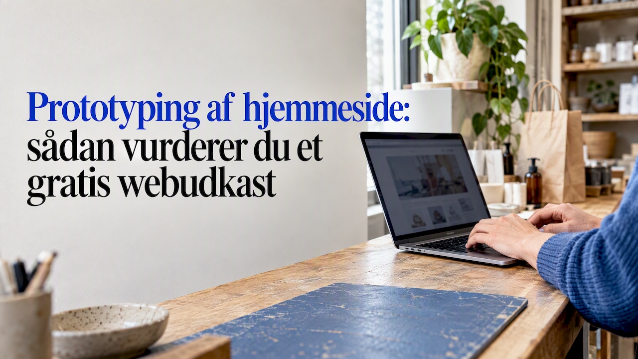 Prototyping af hjemmeside: sådan vurderer du et gratis webudkast